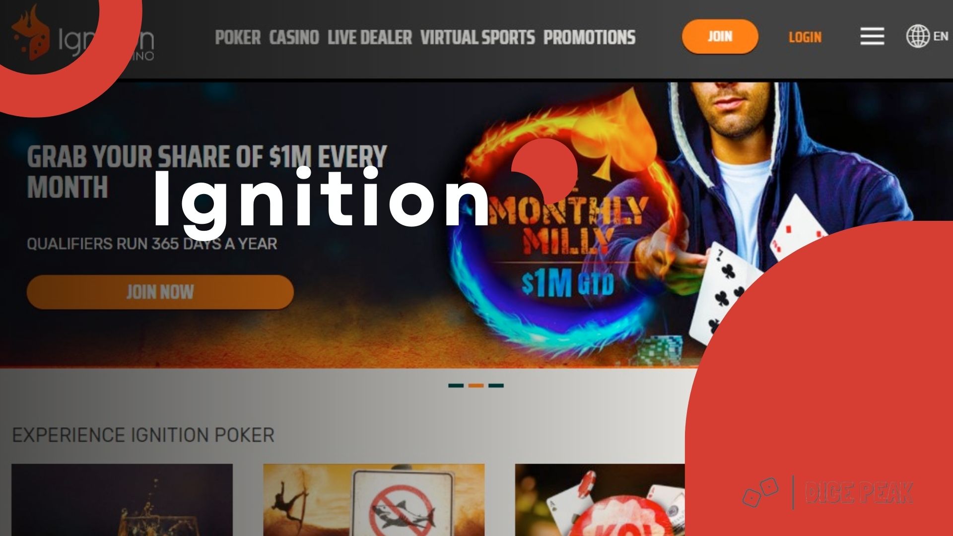 Ignition Casino Australia: Wide Range of Games, Payment Services and Bonuses for Players